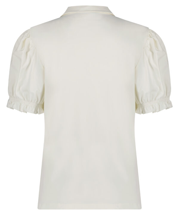 Lady Day - Britta Blouse - Off White - Travelstof Damesblouse