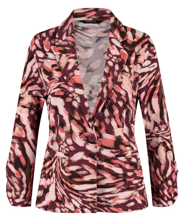Lady Day - Blazer Bali - Pink Paint - Travelstof blazer - Dames in roze