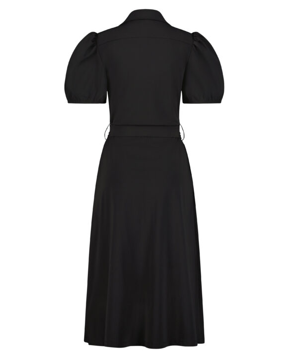 Lady Day | Dress Dreamer - Black | Chique Damesjurk van Travelstof in zwart