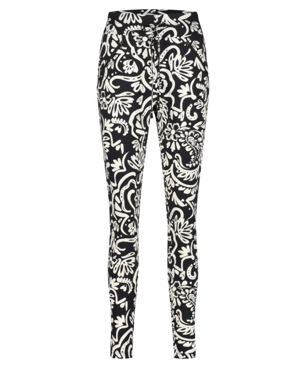 Lady Day | Parker - Black Bali - Comfortabele damesbroek