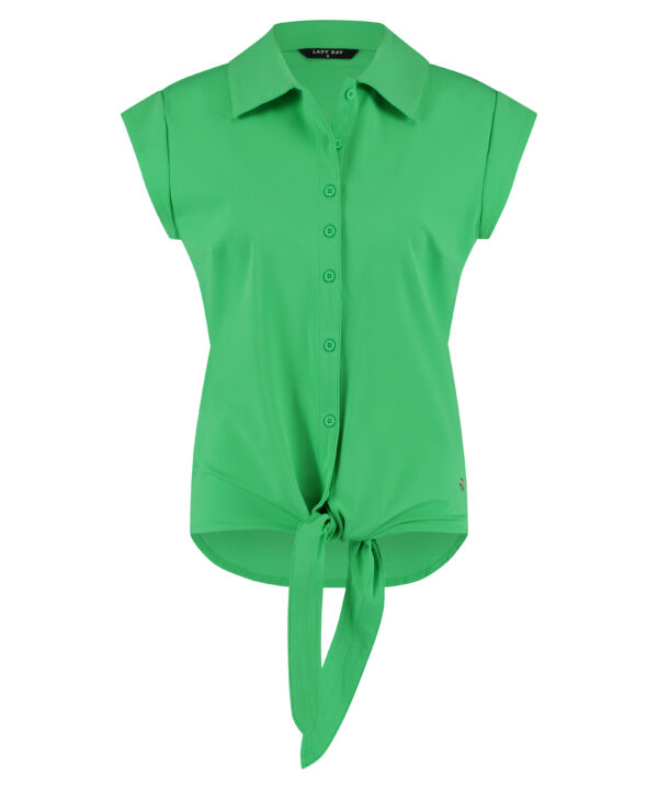Lady Day - Biba Blouse - Island green - Travelstof Damesblouse
