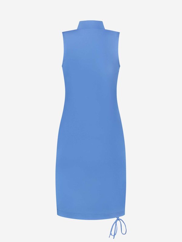 NIKKIE - Drawcord Dress - Blue Lagoon
