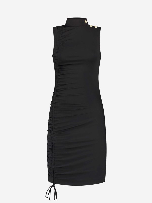 NIKKIE | Drawcord Dress - Black