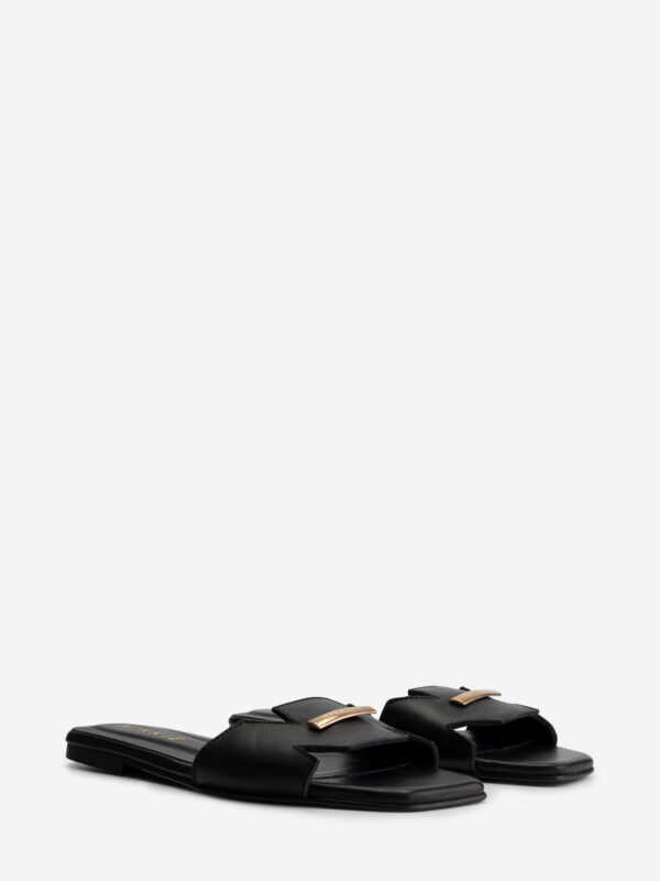 NIKKIE | Slides - Black | Luxe slides - Dames - Kwaliteit