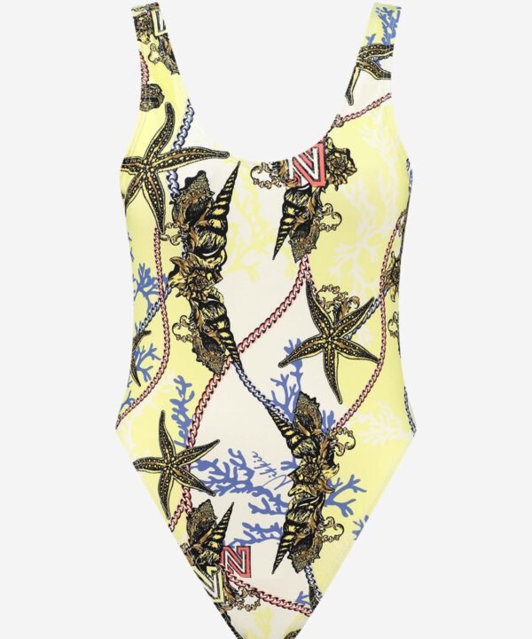 nikkie-Printed Swimsuit - Lime