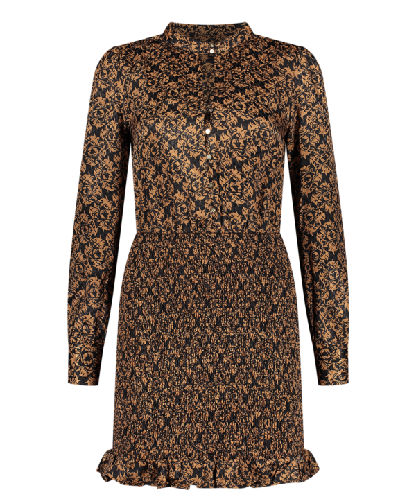 NIKKIE - Veerle Dress - Autumn Brown | Morgen in huis