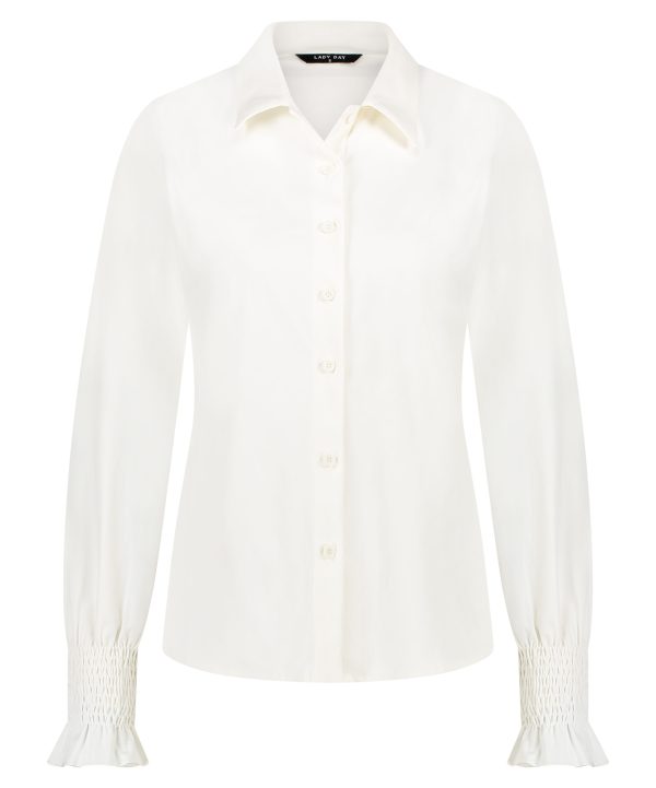 Lady Day - Blouse Becky - Off white - Travelstof