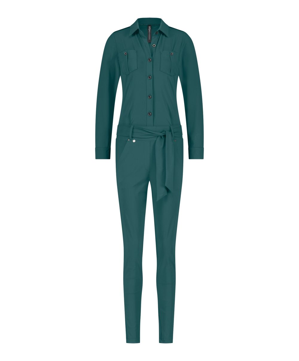 ZIP73 | Jumpsuit Uni - Groen - Travelstof - Morgen in huis