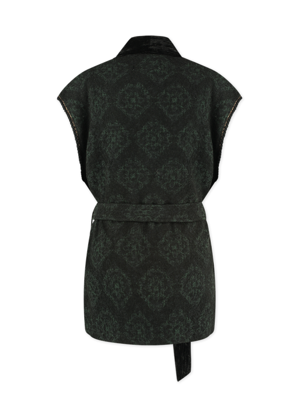 Aime Balance - Rox gilet - Damast Print - Travelstof