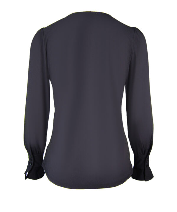 Aime Balance - Lucy Top - Black - Travelstof | Morgen in huis