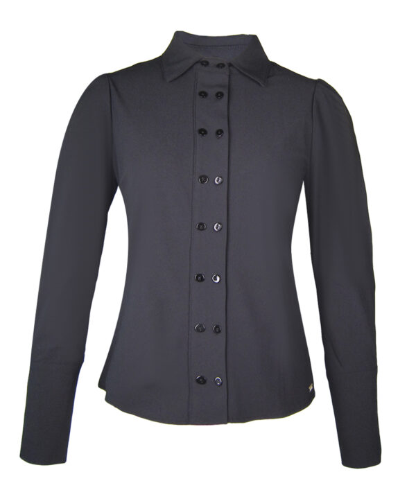 Aime Balance - Olivia Blouse - Black - Travelstof | Morgen in huis