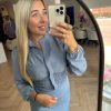 NIKKIE - Veronica Top - Infinity Blue | Morgen in huis