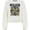 NIKKIE- Pleated Cuff Sweater - Star White | Morgen in huis