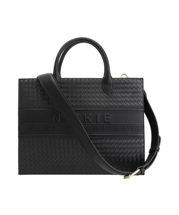 NIKKIE - Dante Braided Shopper - Black | Morgen in huis