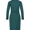 ZIP73 - Jurk Revert - Green - groen- travelstof- classy- zakelijk