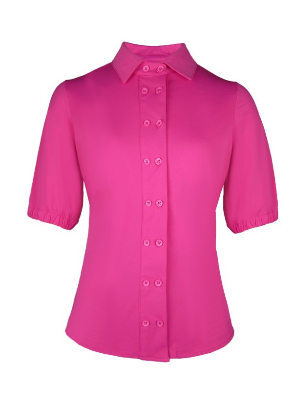 Aime - Stace Blouse - French Rose - Travelstof | Morgen in huis