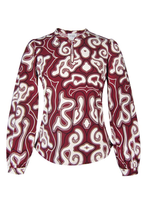 Aime - Vai Blouse - Shibori