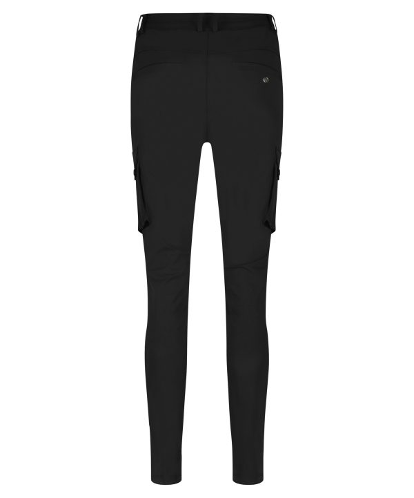 Lady Day | Peyton - Black - Comfortable women's trousers Ladies Green Travel fabric Black