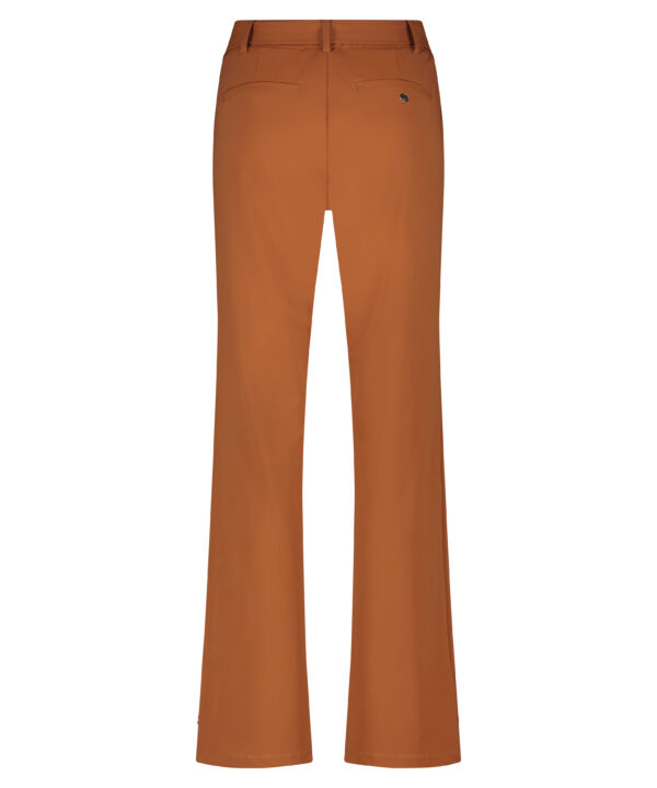 Lady Day - Trouser Puglia - Sugar almond | Morgen in huis Travelstof broek Oranje Cognac Dames