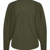 Lady Day - Bellamy - Army - Travelstof | Morgen in huis Travelstof Blouse Groen Dames