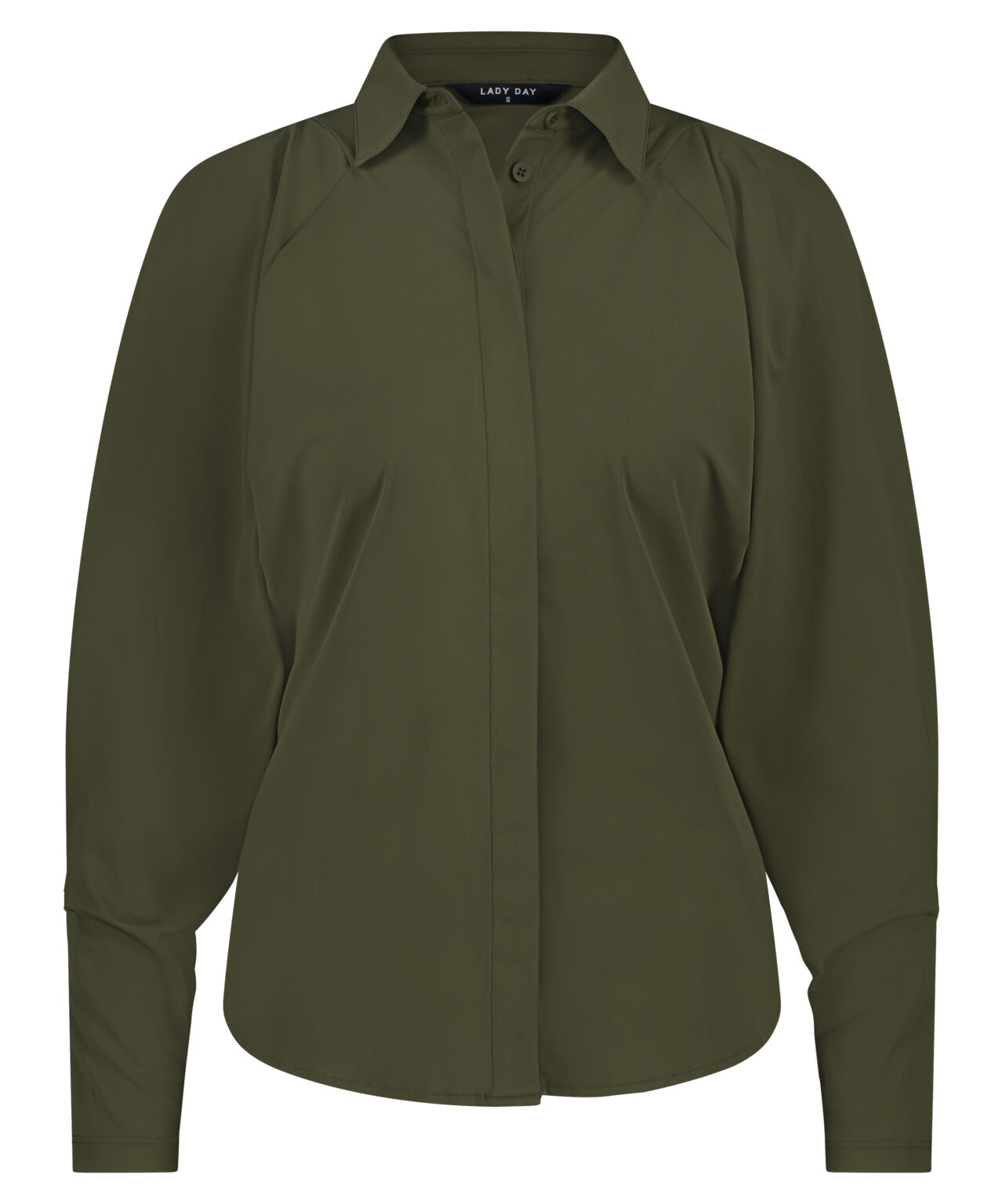 Lady Day - Bellamy - Army - Travelstof | Morgen in huis Travelstof Blouse Groen Dames