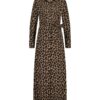 Lady Day - Dress Daphny - Leopard - Travelstof Jurk Dames Kleding