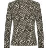Lady Day - Blazer Billy -Dippin dot - Travelstof | Morgen in huis Blazer Travelstof Dames Groen Wit Zwart