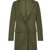 Lady Day - Blazer Blakely - Army - Travel fabric | Tomorrow at home Blazer Long Green