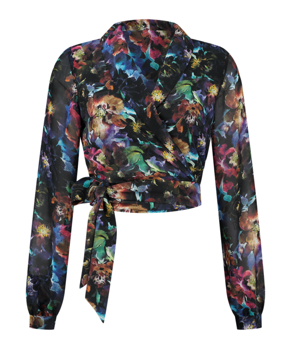 summer vrolijke zomer blouse bloemen flower blouse colourful festival vibes