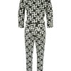 Aime - Sierra Jumpsuit - Wavy Madness Black - Travelstof
