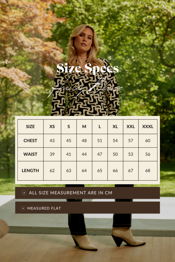 Aime Balance - Hailey Blouse - Wavy Madness Black - Travelstof