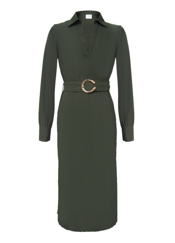 Aime - Ella Dress - Army