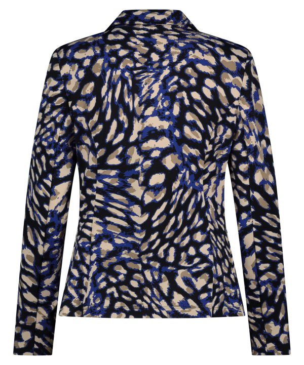 Lady Day - Blazer Billy - Blue Leopard - Travel fabric | Tomorrow at home