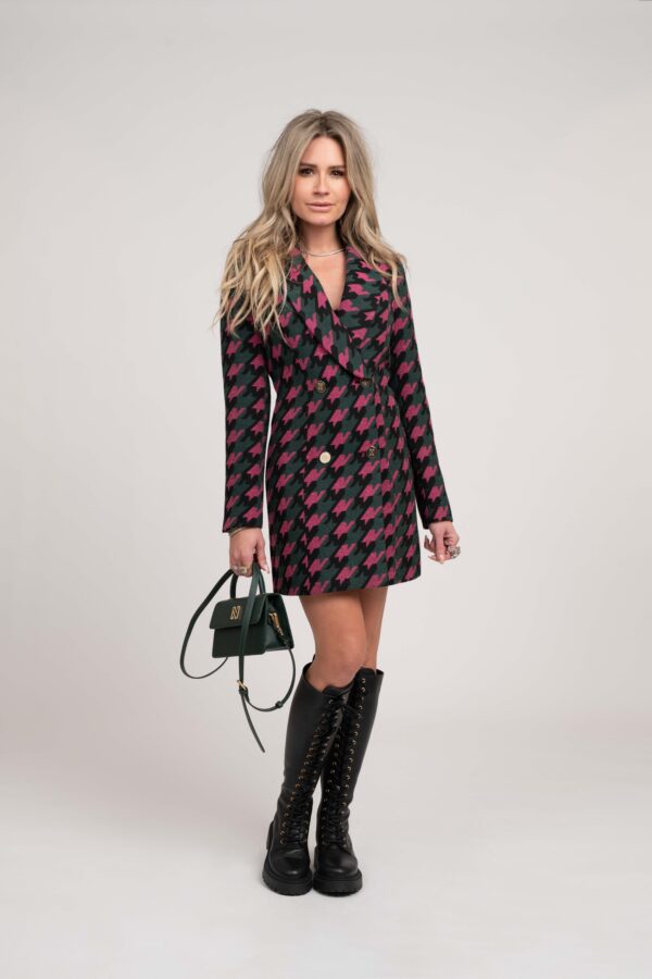 NIKKIE - Heather Dress - Black/Raspberry Rose | Morgen in huis