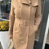 trenchie camel travelstof trenchcoat