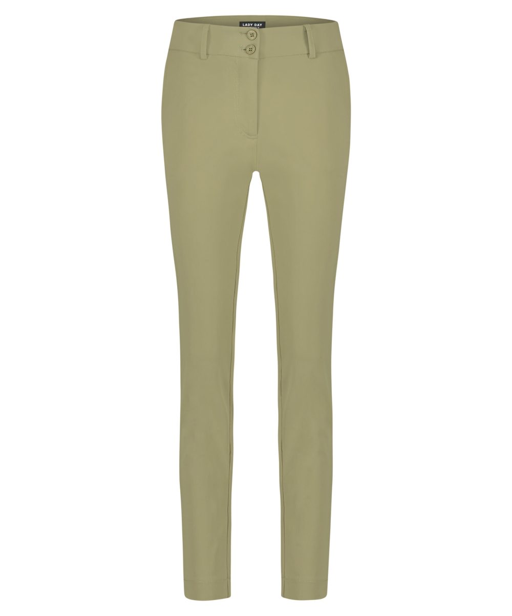 Lady Day - Colette trouser - Baby olive - Travelstof | Morgen in huis