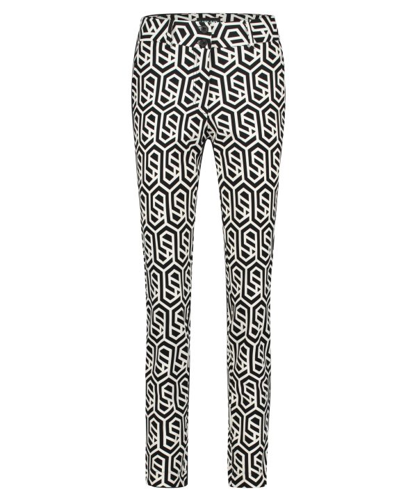 Lady Day - Colette trouser - Cosmic print black | Travelstof