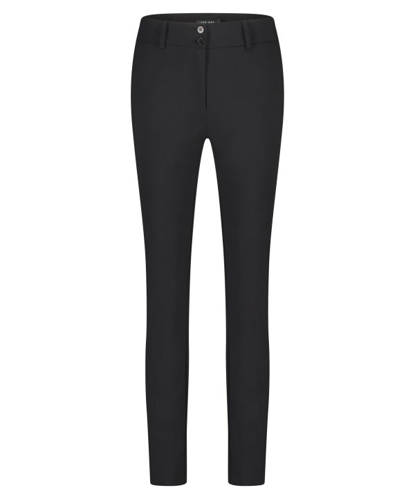 Lady Day - Colette trouser - Black - Travelstof | Morgen in huis