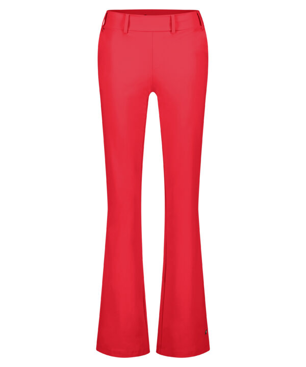 Lady Day - Poppy Flared - Red | Travelstof Broek Rood Lady Day Dames Kleding Broek