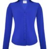 Aime Balance - Ilja Blouse - Cobalt - Travelstof Dames kleding Blauw