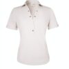 Aime - Mosli Polo - Bone | Travel fabric - Tomorrow at home - Top - Women's clothing - Aime Balance - White - Creme