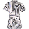 Aime - Jill Top - Azura Print - Travel fabric | Tomorrow at home - Women's Clothing -. Aime Balance