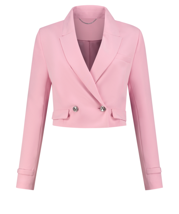 NIKKIE - Bolinas Short Blazer - Blossom | korte blazer | Roze | Pink