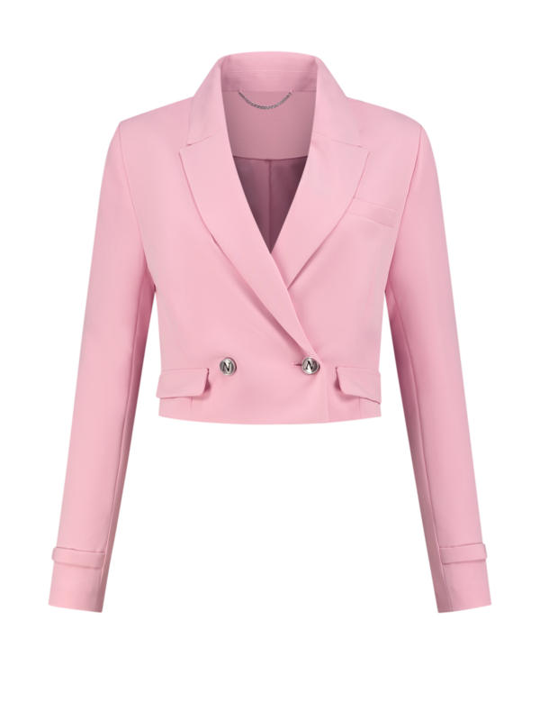 NIKKIE - Bolinas Short Blazer - Blossom | korte blazer | Roze | Pink