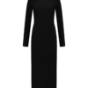 nikkie beacon dress black zwart jurk lang long dress travelstof