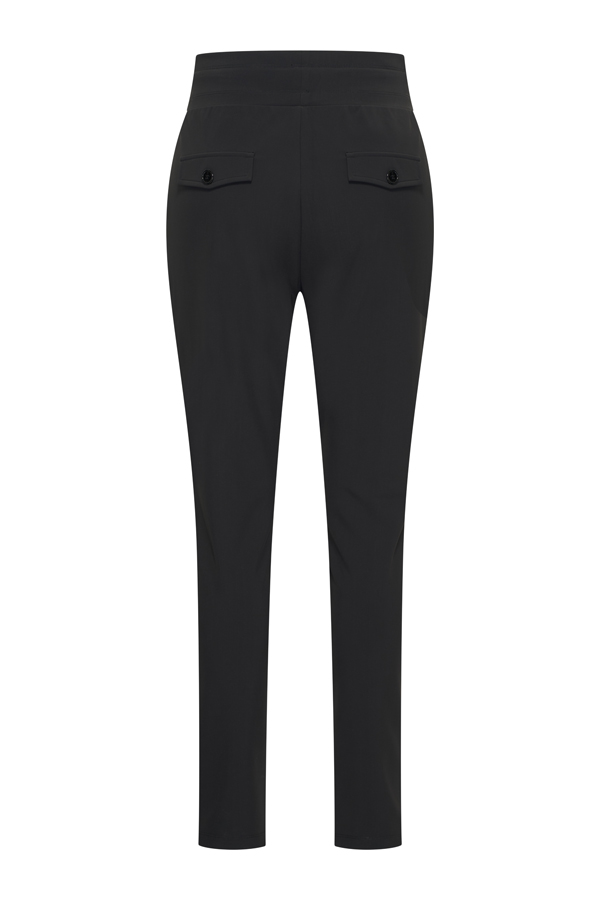 Mi Piace - Skinny Trousers 016 Bonded - Black