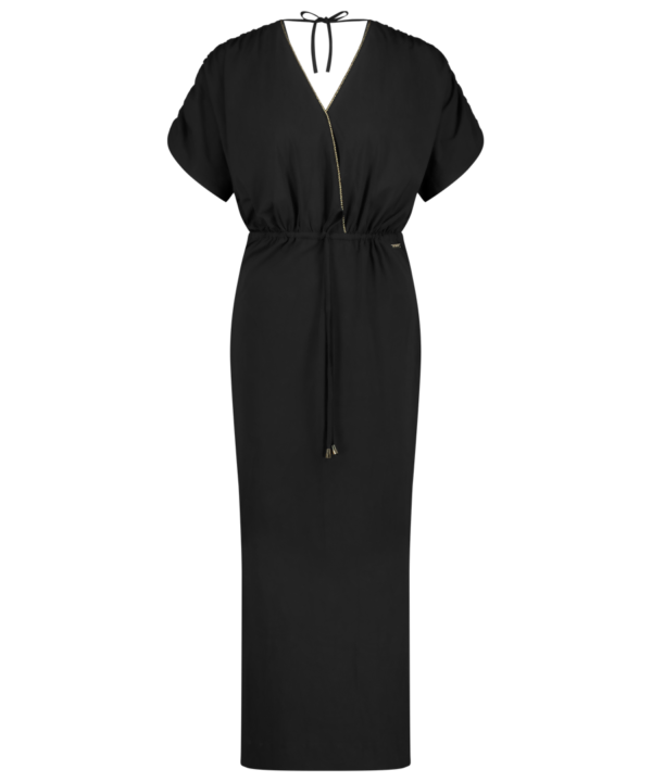 Aime Balance | Femke Dress - Black - Travelstof