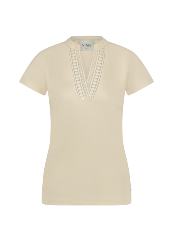 Aime - Jessie Top - Latte | Travelstof