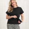 Aime Balance | Negin Top - Black- Travelstof