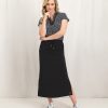 Aime | Faith Skirt - Black travelstof